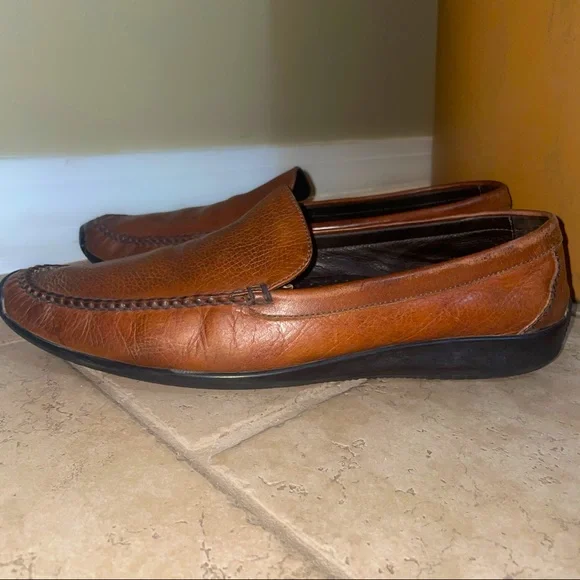 Martin Dingman Tan Leather Slip-Ons driver shoes size 11 Martin Dingman | Shoes | Martin Dingman Tan Leather Penny  main image 4